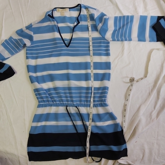 Michael Kors Striped Drawstring Tunic - Picture 8 of 8